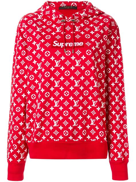 red louis vuitton hoodie